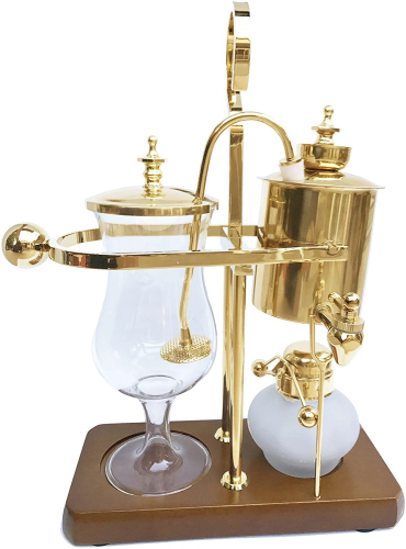 Сифон балансирующий BELGIUM COFFEE MAKER, золото, 380 мл. 