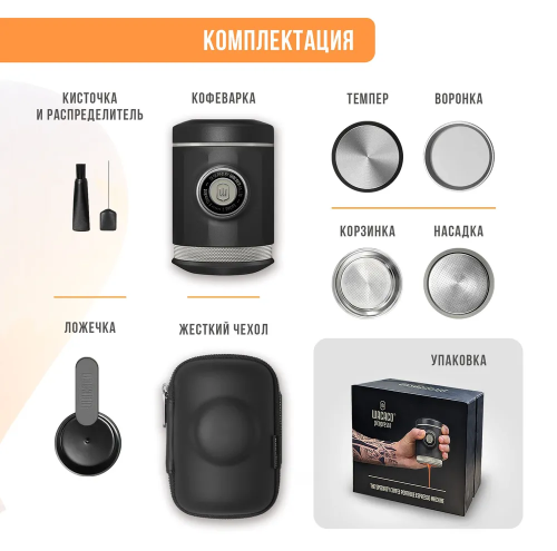 Кофеварка ручная WACACO Picopresso.  фото 3