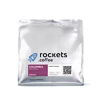 Colombia Aipe Alvarez ROCKETS COFFEE (для эспрессо) кофе в зернах, упак. 250 г. 