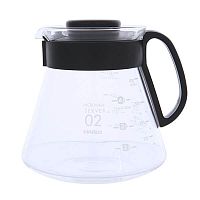 Чайник сервировочный HARIO  стекло, объём 600 мл. арт. XVD-60B 