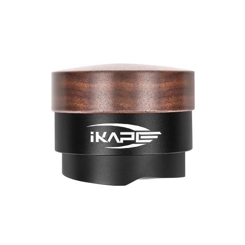 Распределитель кофе IKAPE V1 Gravtity (деревянная ручка, черная база) автоматический leveling, 58 mm 