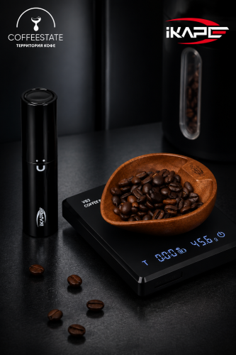 Набор IKAPE Coffee Bean Bowl & RDT Spray Set — чаша для зерна и антистатический распылитель для кофе  фото 4