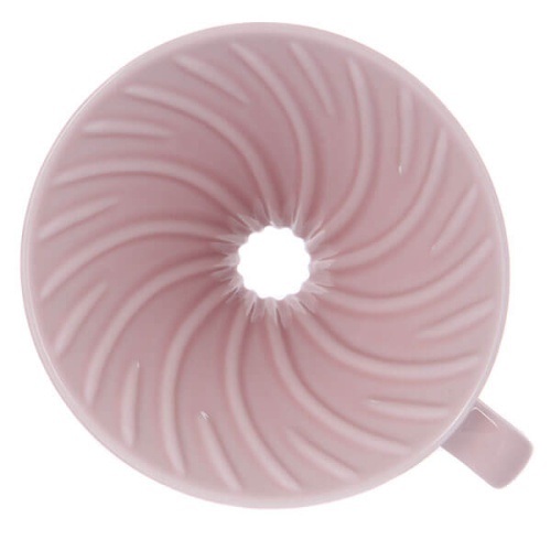 Воронка для кофе HARIO V60 керамическая, розовая.  фото 4