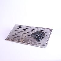 Ринзер мойка для питчеров и стаканов COFFEESTATE Barista Tools, стальная, размер 425х230х30 мм 