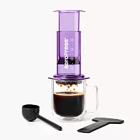 Кофеварка ручная Аэропресс (Aeropress) Clear Pink, розовая, 90PK05 