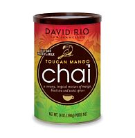 Чай Латте Toucan Mango DAVID RIO смесь на основе экстрактов чая ж/б 398 гр. 