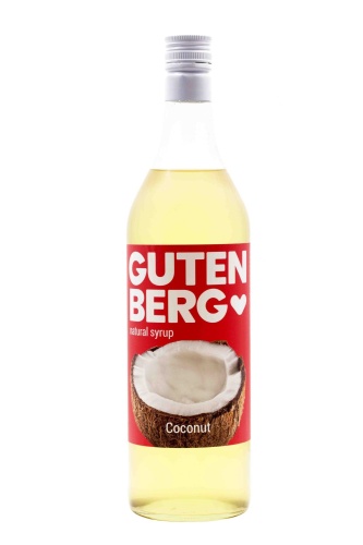 Кокос сироп Gutenberg, бутылка стекло 1 литр 