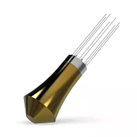 Игольчатый распределитель Pesado Clump Crusher Metallic, цвет золотой 
