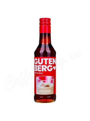 Ирландский Крем сироп Gutenberg, бутылка стекло 250 мл 