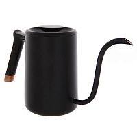 Чайник Timemore Fish Pure нержавеющая сталь, черный 700 мл. 