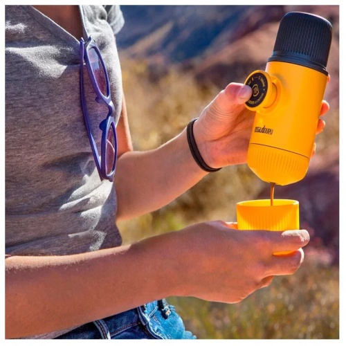 Кофеварка ручная WACACO Nanopresso Yellow Patrol. фото 7 Кофеварка ручная WACACO Nanopresso Yellow Patrol. фото 7