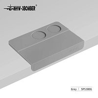 Коврик для темпинга угловой MHW-3BOMBER SILICONE PAD, 235*145*6 мм, серый, SP5308G, 
