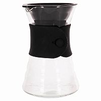 Кофеварка (декантер с воронкой) Hario VDD-02B стекло, чёрный объём 700 мл. 