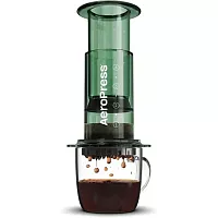 Кофеварка ручная Аэропресс (Aeropress) Clear Green, зеленая, 90PG05 