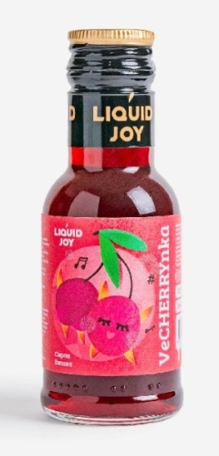 Вишня LIQUID JOY сироп, бутылка стекло 100 мл. 