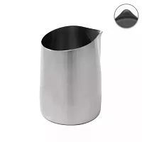 Питчер WPM 07 с острым носиком, без ручки, матовая сталь, 450 мл 