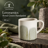Кружка Loveramics bond, 300ml, цвет: зеленый (green handpaint) 