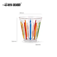 Стакан MHW-3BOMBER Wright Cup Hand Painted Series Limited Edition, стекло, 320 мл, G5986C 