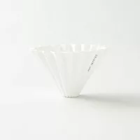 Воронка ORIGAMI Dripper M White (керамика), цвет белый 