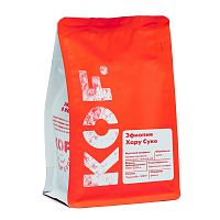 Эфиопия Хару Суке KOF (под фильтр) кофе в зернах, упак. 250 г. 