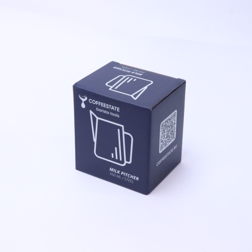 Питчер молочник для капучино и латте COFFEESTATE Barista Tools MT Style, стальной, объём 350 мл  фото 7