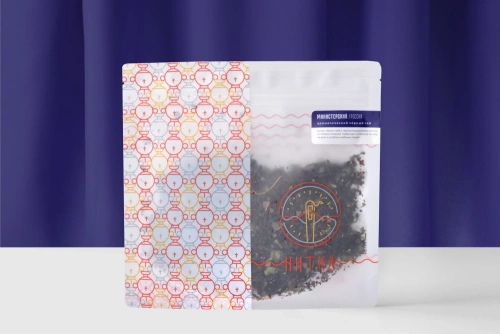 Министерский НИТКА чай чёрный с ягодами, упак. 50 г. 