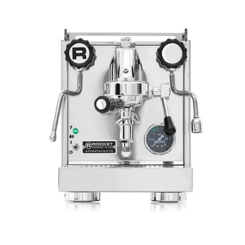 Кофемашина эспрессо рожковая Rocket Appartamento RE501A1C11, корпус стальной с медными вставками  фото 3