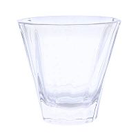 Стакан Loveramics Urban Glass Twisted Cappuccino Glass Clear G093-19B, объем 180 мл. 