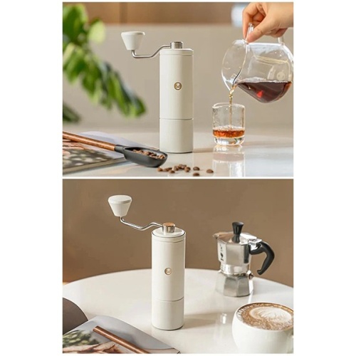 Кофемолка ручная Timemore Chestnut C5, белая  фото 2