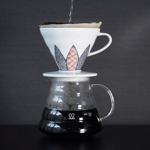 Воронка HARIO V60-02 TACHIKICHI Shozui, белый, T-VDC-02-W-SZ  фото 4