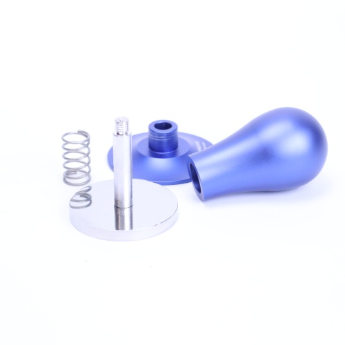Темпер для кофе d58 COFFEESTATE Barista Tools, динамотетрический, ручка алюминий, цвет синий  фото 6