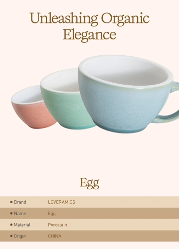 Кофейная пара Loveramics egg, 200ml, цвет: антрацит (anthracite) C088-175BAN/195BAN  фото 8
