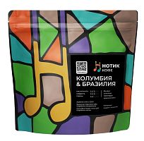 Бленд Колумбия Бразилия НОТИК (для эспрессо) кофе в зернах, упак. 200 г. 
