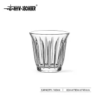 Стакан MHW-3BOMBER стекланный прозрачный Wright Cup-transparent, 160 ml, G5054 