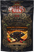 Красно Солнышко DOLCHE VITA чай черный c добавками, упак. 250 г. 