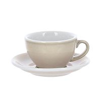 Кофейная пара Loveramics Egg 200 мл Ivory (чашка и блюдце) цвет бежевый C088-119BIV / C088-147BIV 