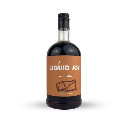 Амаретто LIQUID JOY сироп, бутылка стекло 700 мл.  фото 2
