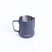 Питчер молочник для капучино и латте COFFEESTATE Barista Tools, стальной, чёрный 350 мл 