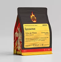 Бразилия Суль-де-Минас ЛИХТАРЬ КОФЕ (для эспрессо) кофе в зернах, упак. 200 г. 