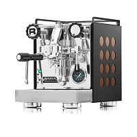 Кофемашина эспрессо рожковая Rocket Appartamento RE501B1C11, корпус чёрный с медными вставками 