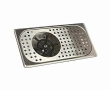 Ринзер с каплесборником встраиваемый для молочных питчеров WINGKIN размер 325х175х40 мм 