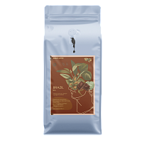 Brazil Rio AUGUST COFFEE (для эспрессо) кофе в зернах, упак. 1 кг. 