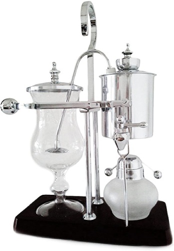 Сифон балансирующий BELGIUM COFFEE MAKER, серебро, 380 мл. 