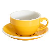 Кофейная пара Loveramics egg, 250ml, цвет: желтый (yellow) C088-97BYE/C088-12BYE 