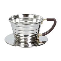Воронка для приготовления кофе KALITA Wave Glass Drippers 155 black арт. 93114 