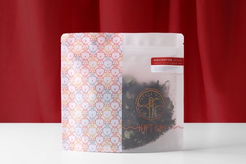 Новогодний НИТКА чай черный ароматический, упак. 50 г. 