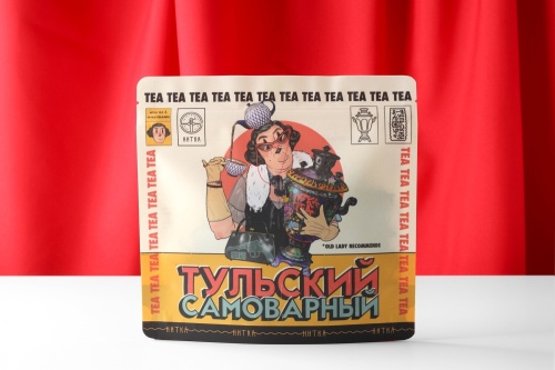 Тульский Самоварный НИТКА чай чёрный, упак. 50 г. 