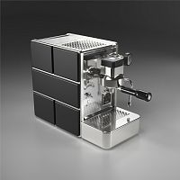 Кофемашина эспрессо рожковая Stone Espresso Mine Black, Inox Black 0THOMS1SN20004, корпус черный 
