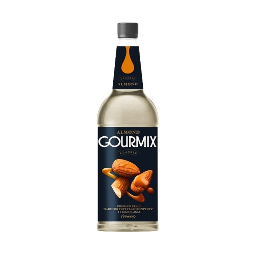 Миндаль (Almond) сироп GOURMIX пластиковая бутылка, 1000 мл. 