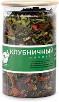 Клубничный Мохито ПЧК чай зеленый китайский, упак. банка 150 г. 